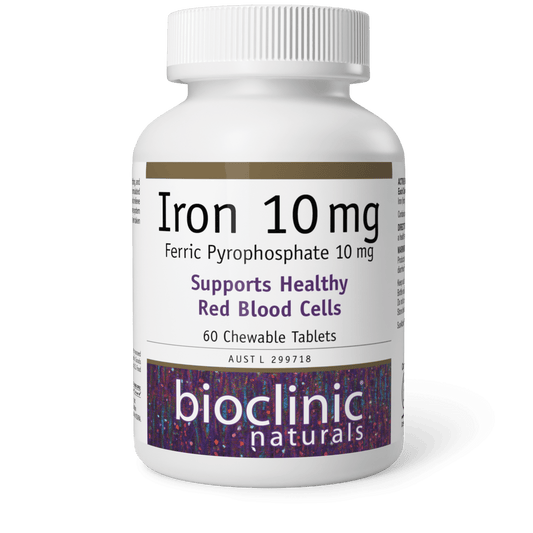 BioClinic Naturals Iron 10mg Chewable